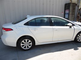 2020 Toyota Corolla LE White Sedan 1.8L AT #Z24672